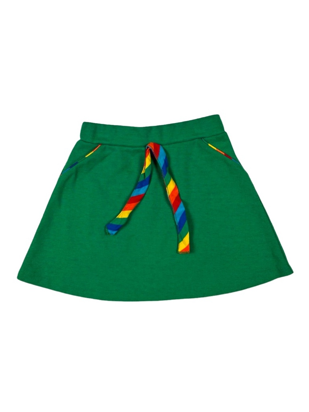 Health-Tex Girls Vintage Green Rainbow Tie Skirt